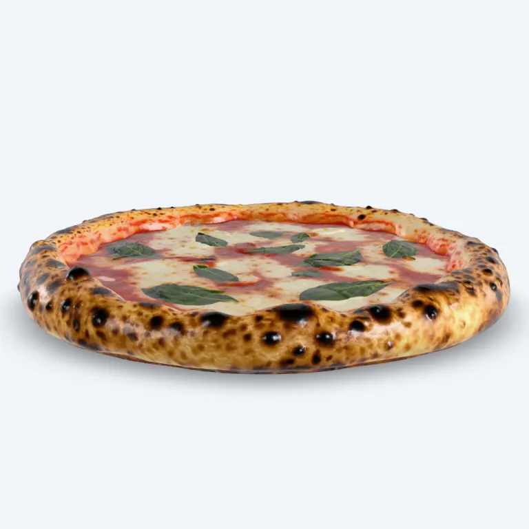 Pizza Margherita in 3D